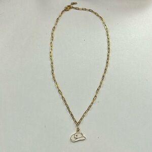 gold cowboy hat necklace